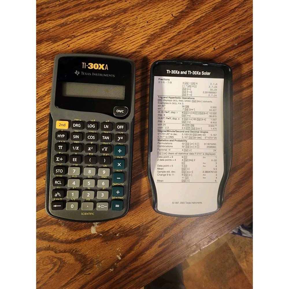 Texas Instruments TI-30Xa Scientific Calculator